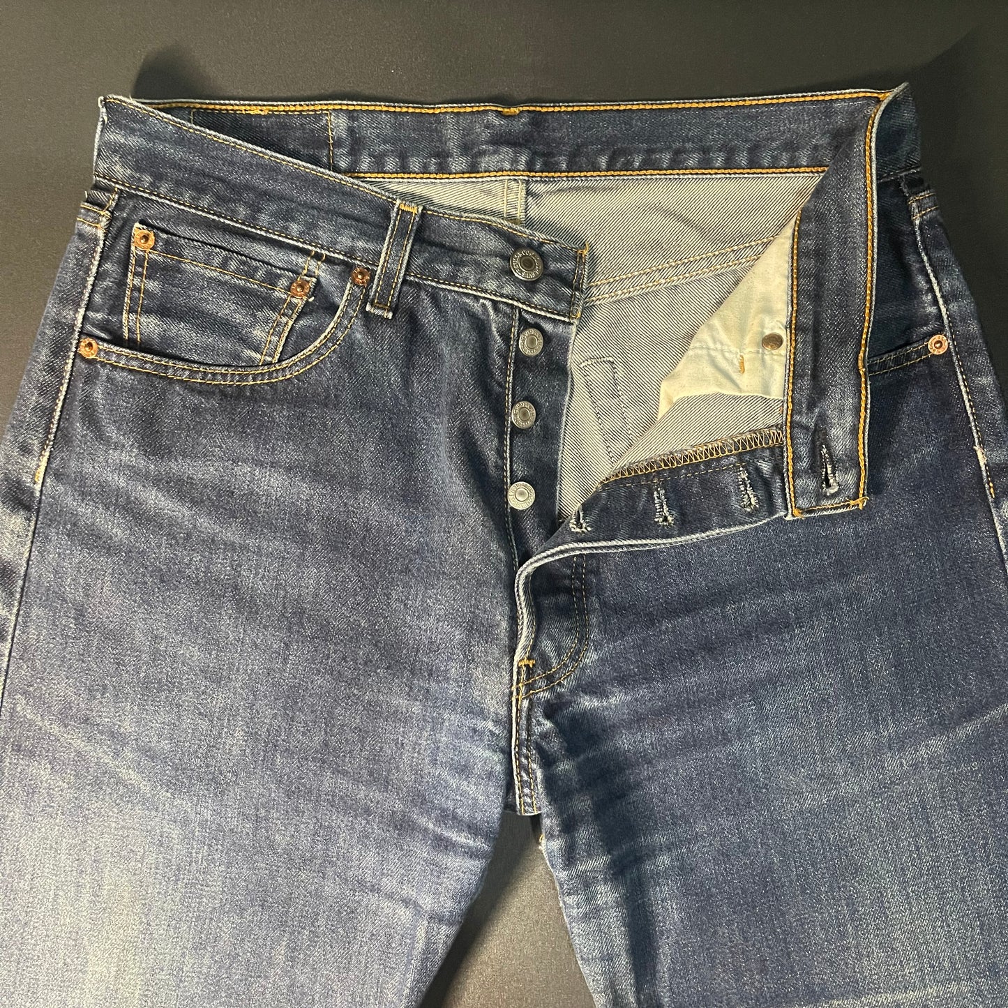 Levi Strauss Red Tag 501 Original Blue Denim Jeans